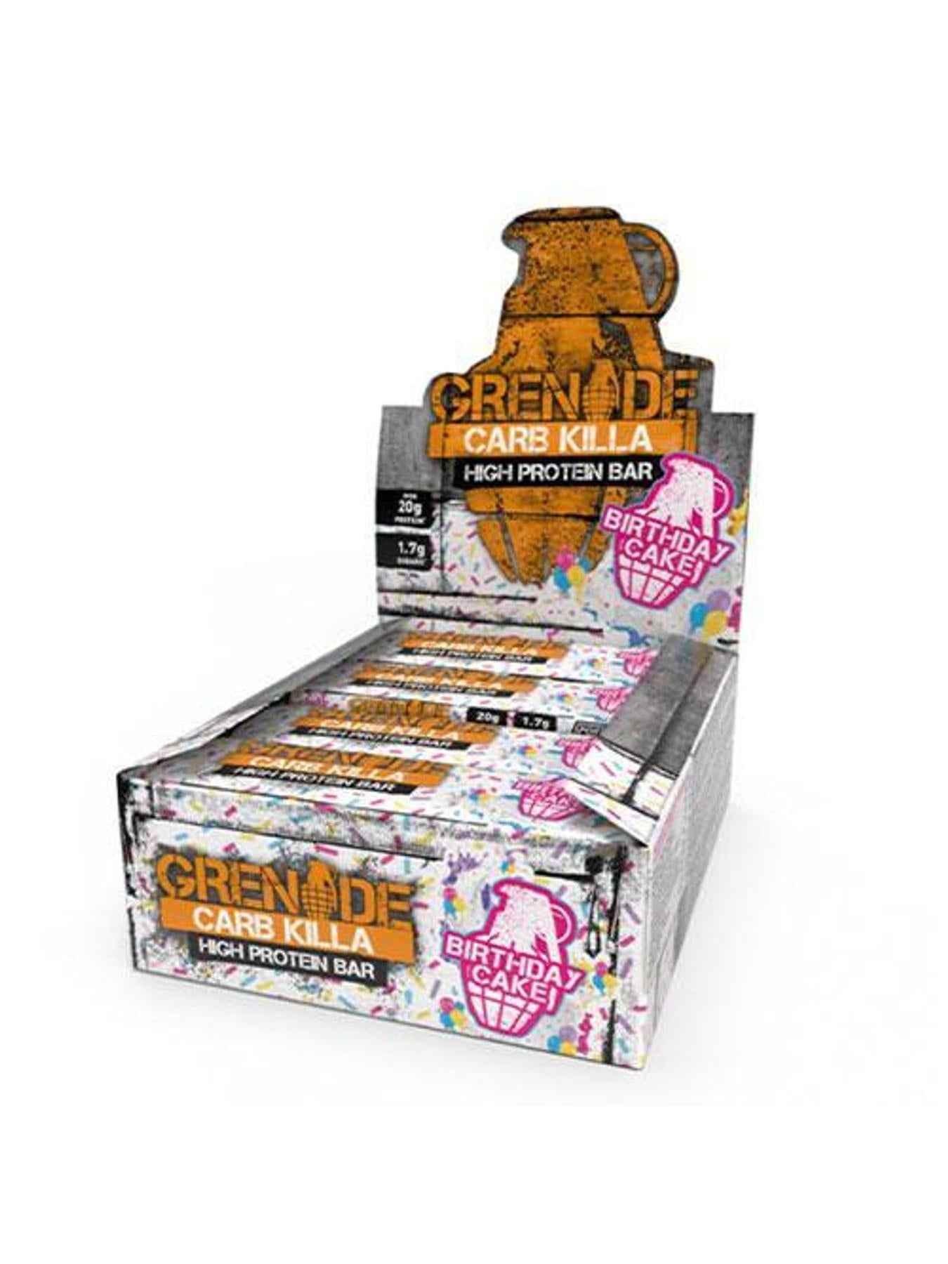 Grenade Carb Killa Low Sugar Bar (12 x 60g Bars) 13 Flavours