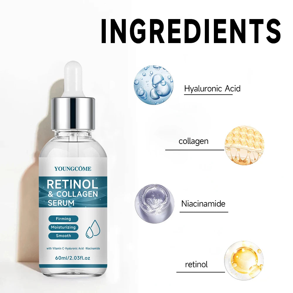 Retinol Collagen Hyaluronic Acid Youthful Glowing Skin - IRON GODDESS