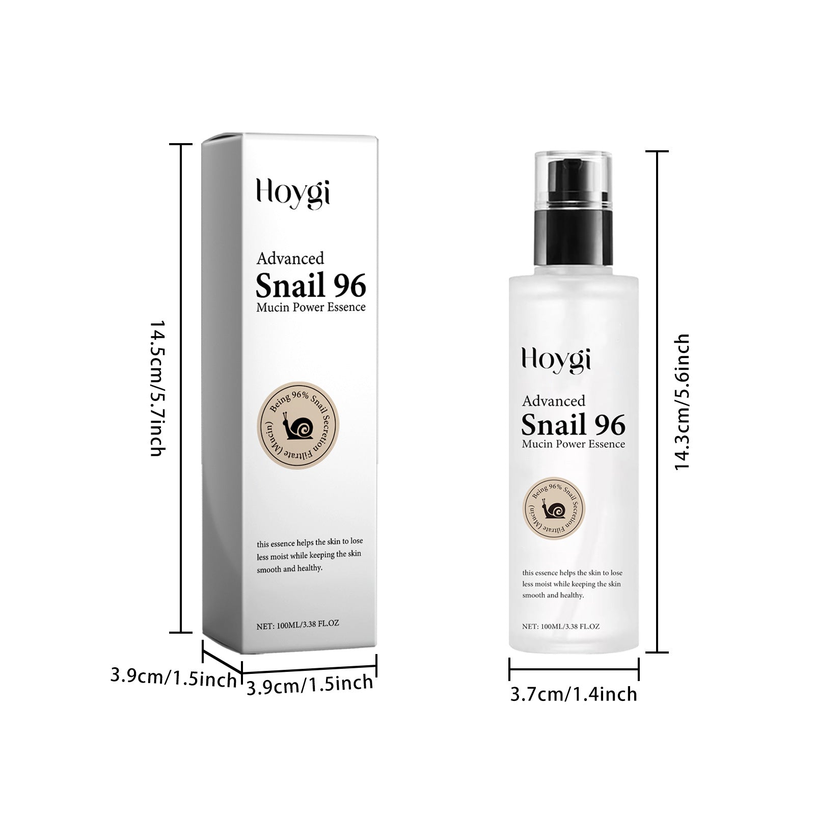 Hoygi Snail Mucin Hydrating Radiance Boosting Serum - IRON GODDESS