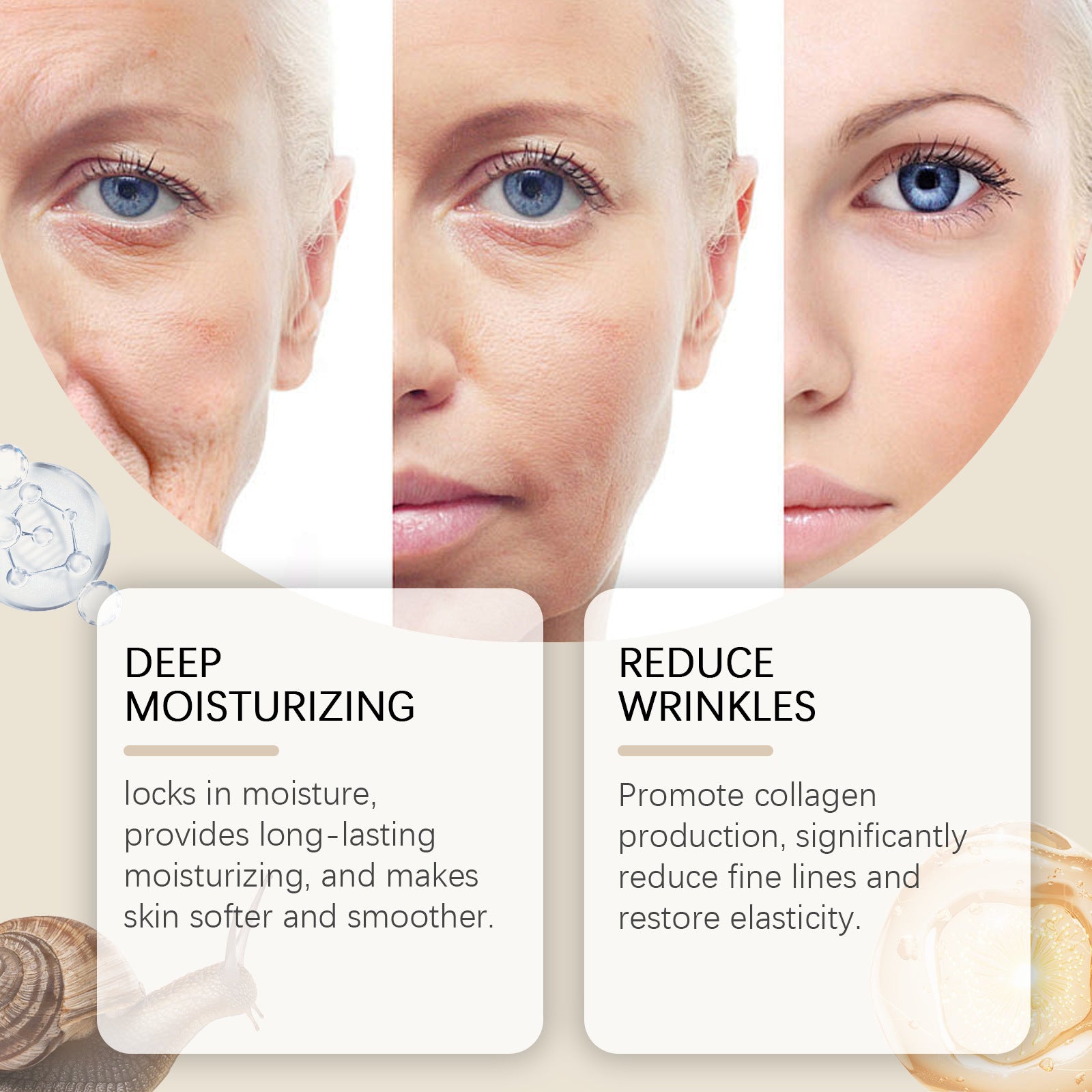 Hoygi Snail Mucin Hydrating Radiance Boosting Serum - IRON GODDESS
