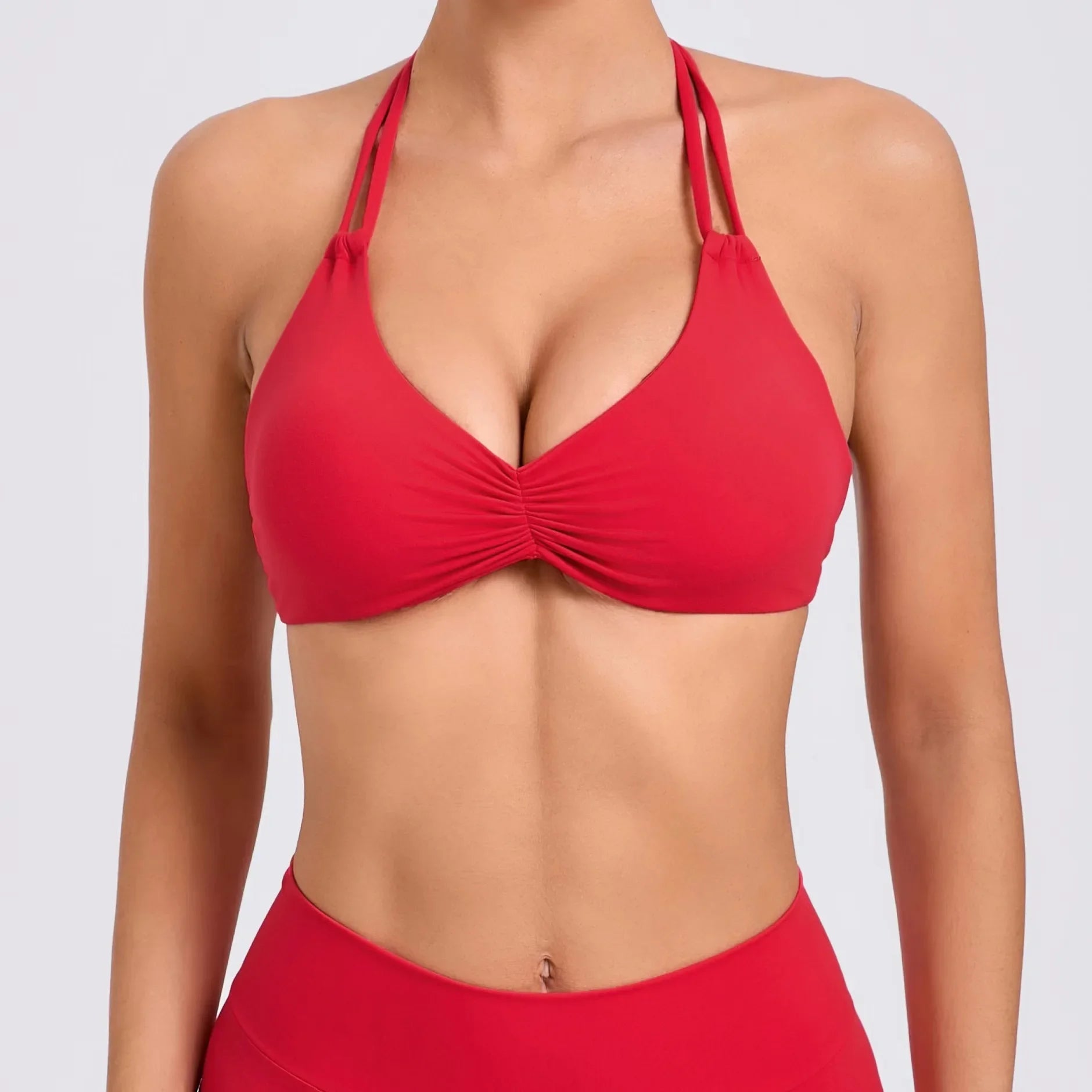 Sport Bra 2025 New Sports Women Yoga Set Clothers GYM Crop Top Home Fitness Workout Underwear Dancing Vest Running Bike Shirt - IRON GODDESS