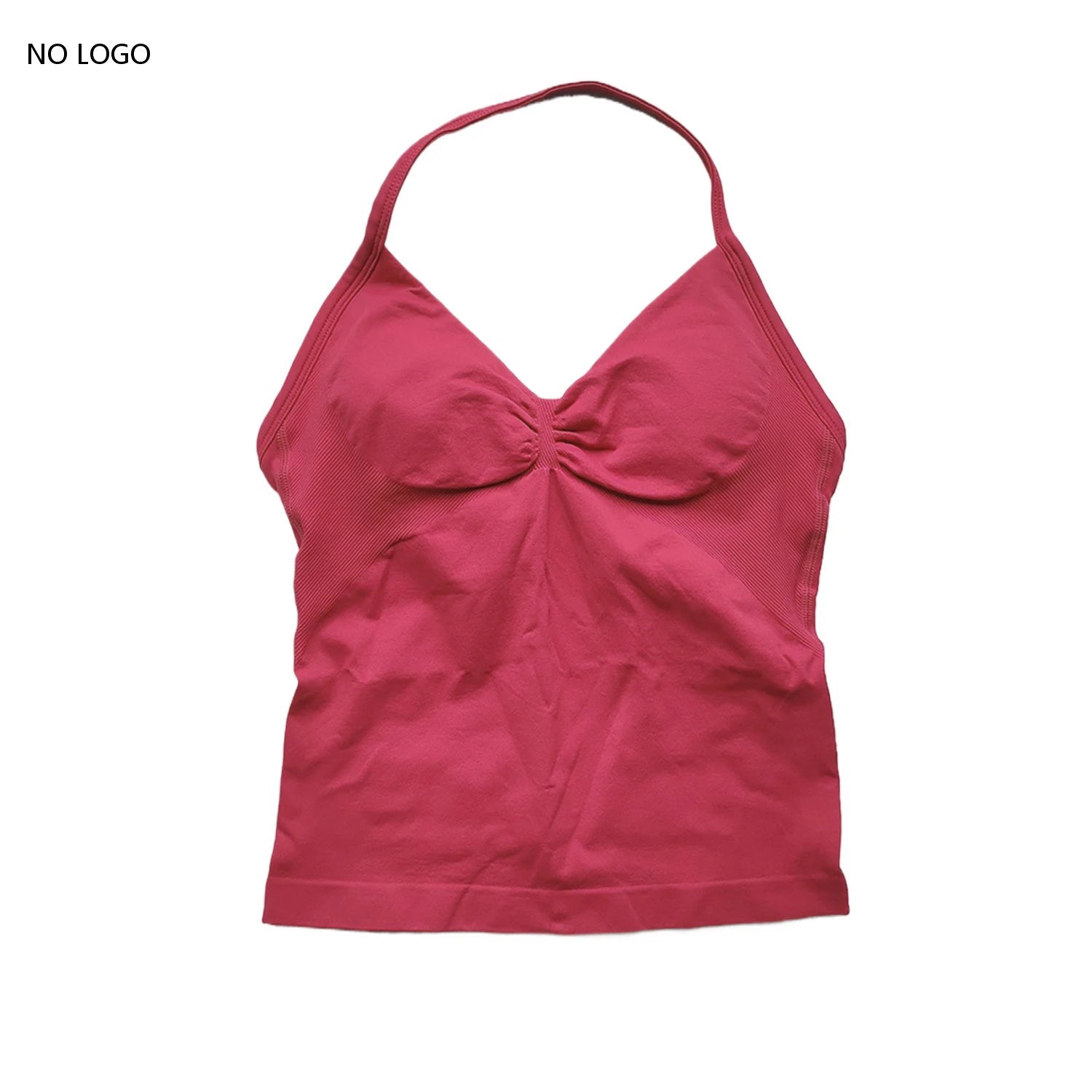 ARFTE Longline Strappy Gym Top Backless Gym Clothes Women Scrunch Built-in Bra With Removable Cups Yoga Tank Tops - IRON GODDESS