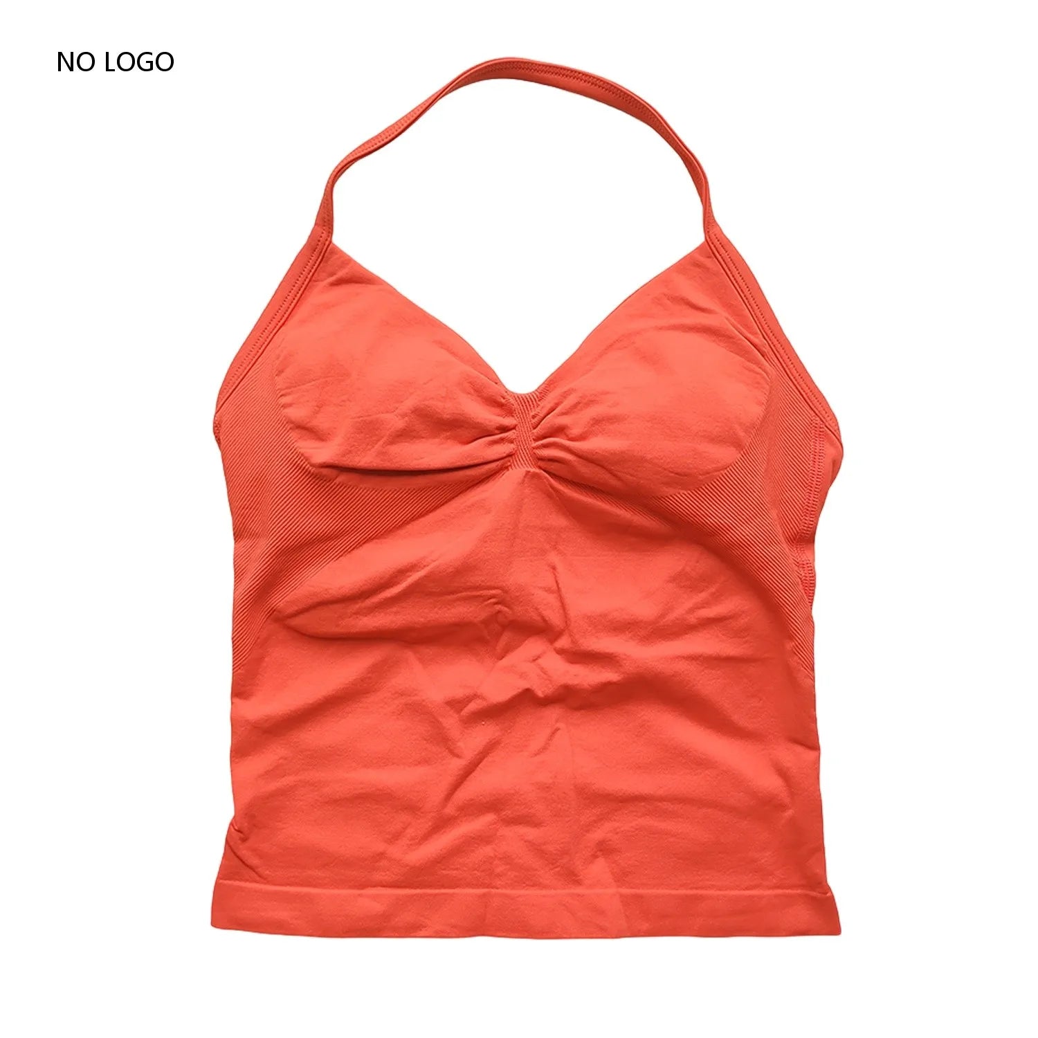 ARFTE Longline Strappy Gym Top Backless Gym Clothes Women Scrunch Built-in Bra With Removable Cups Yoga Tank Tops - IRON GODDESS