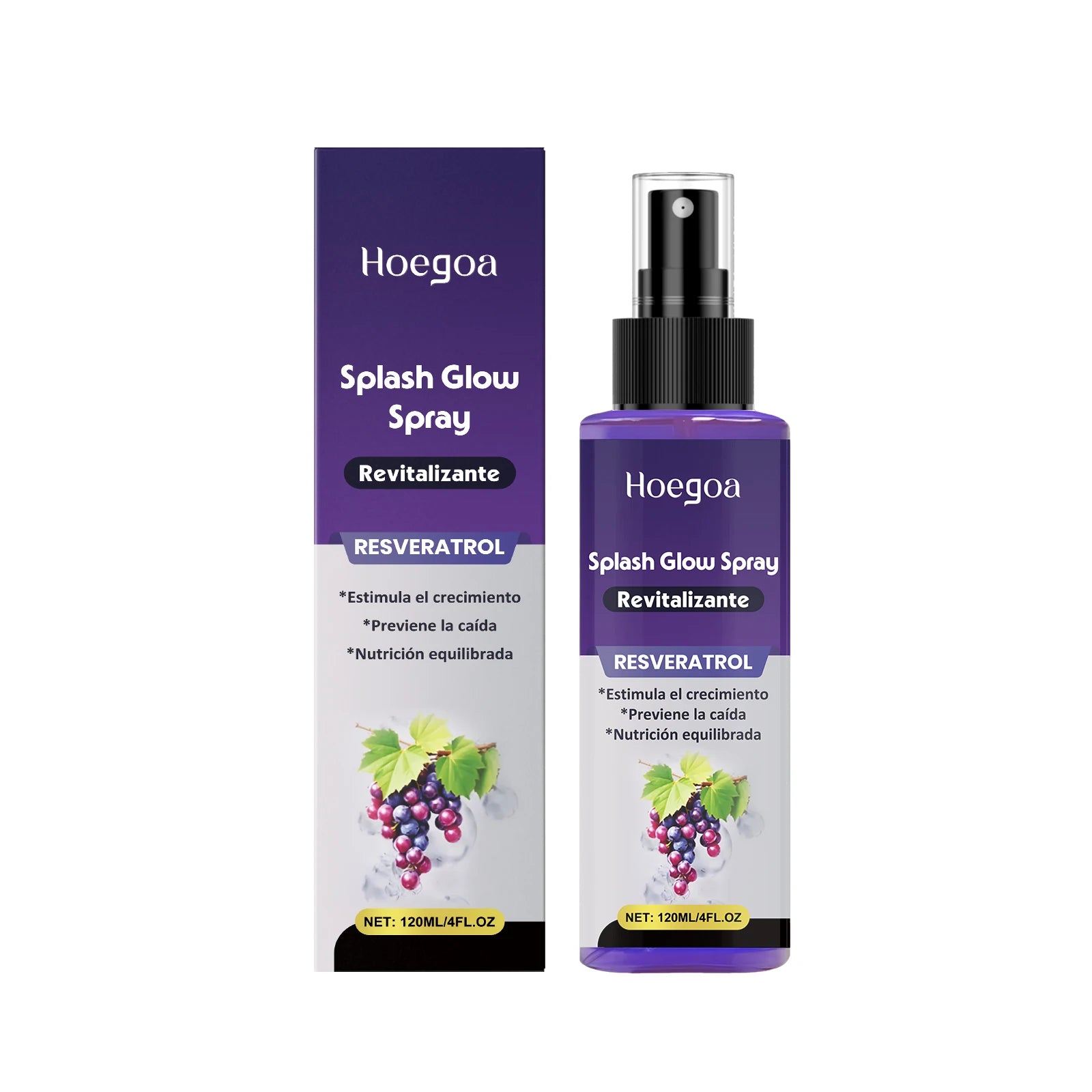 Resveratrol Hair Growth Spray Thicker Stronger Healthier Hair - IRON GODDESS