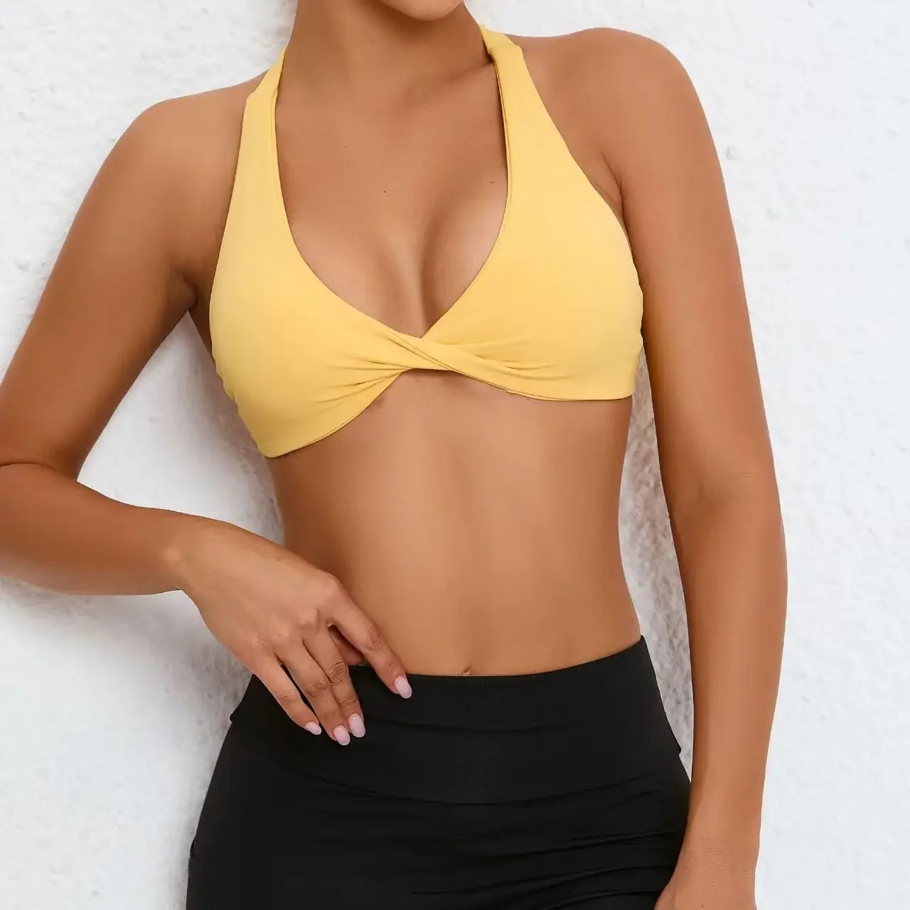 Sport Bra 2025 New Sports Women Yoga Set Clothers GYM Crop Top Home Fitness Workout Underwear Dancing Vest Running Bike Shirt - IRON GODDESS