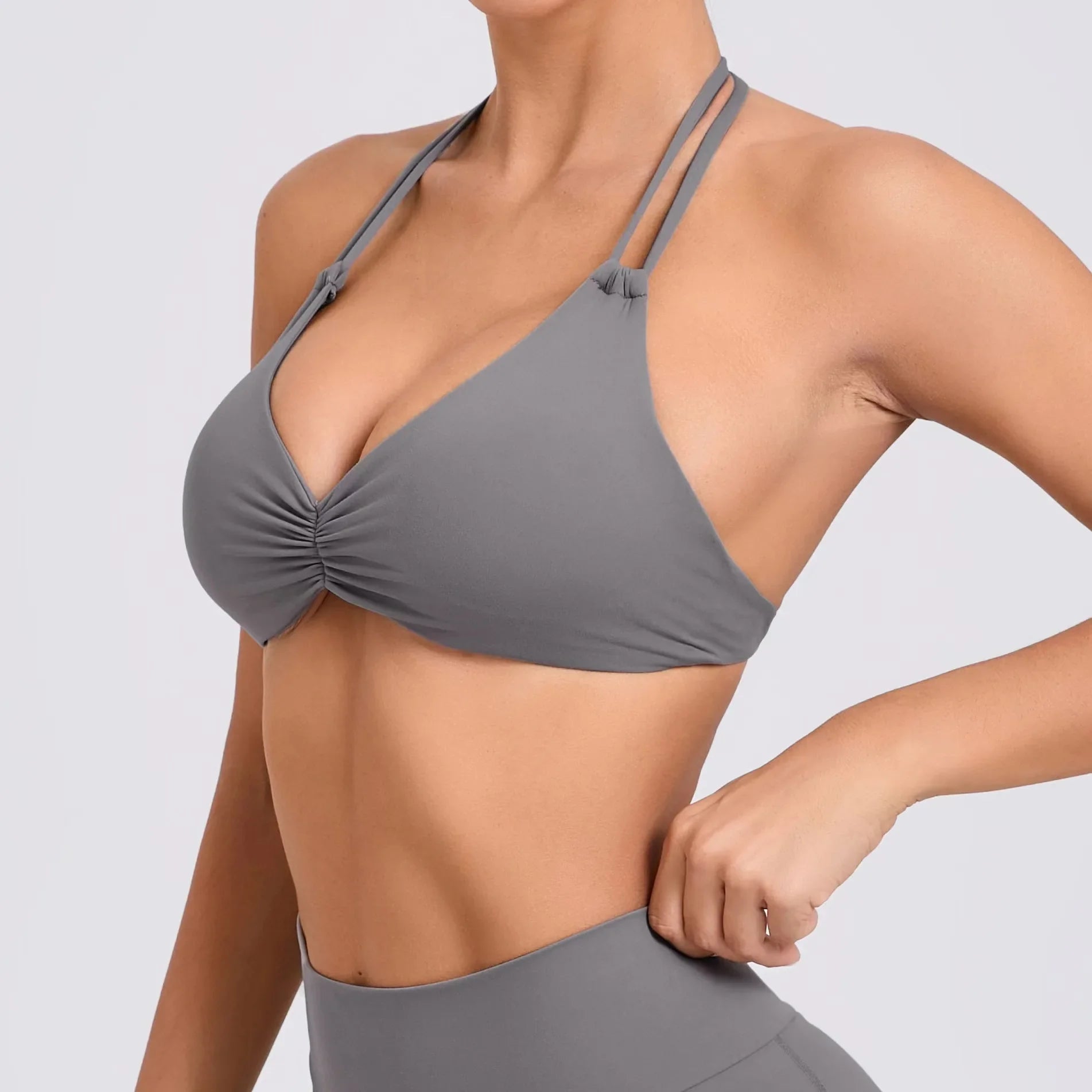 Sport Bra 2025 New Sports Women Yoga Set Clothers GYM Crop Top Home Fitness Workout Underwear Dancing Vest Running Bike Shirt - IRON GODDESS