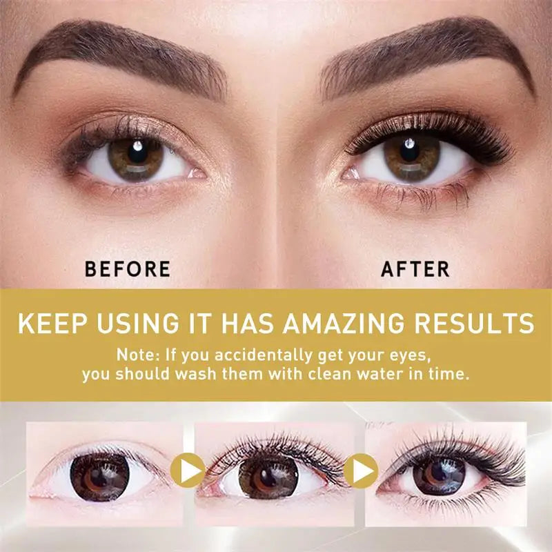 Fast Eyelash Growth Serum 5 Days Natural Eyelash Enhancer Longer Fuller Thicker Lashes Treatment New Products Eye Care Makeup  - IRON GODDESS
