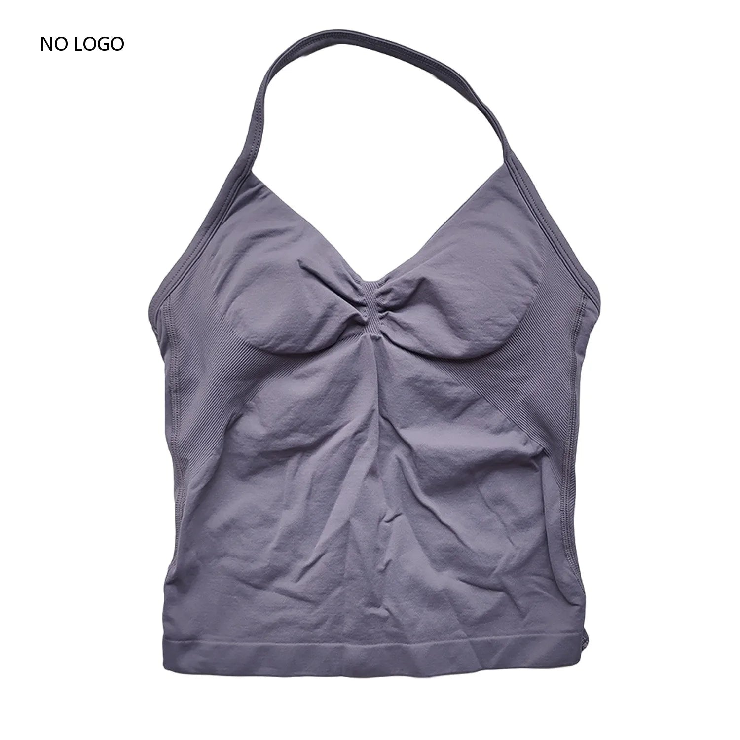 ARFTE Longline Strappy Gym Top Backless Gym Clothes Women Scrunch Built-in Bra With Removable Cups Yoga Tank Tops - IRON GODDESS