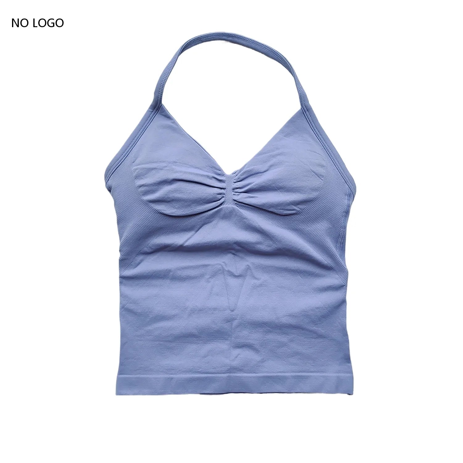 ARFTE Longline Strappy Gym Top Backless Gym Clothes Women Scrunch Built-in Bra With Removable Cups Yoga Tank Tops - IRON GODDESS