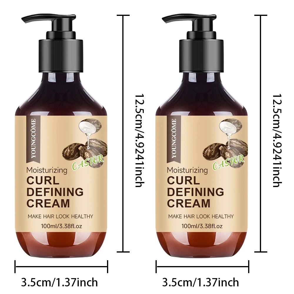 Castor Oil Curl Activator Defined HumidityResistant NonGreasy Coils - IRON GODDESS