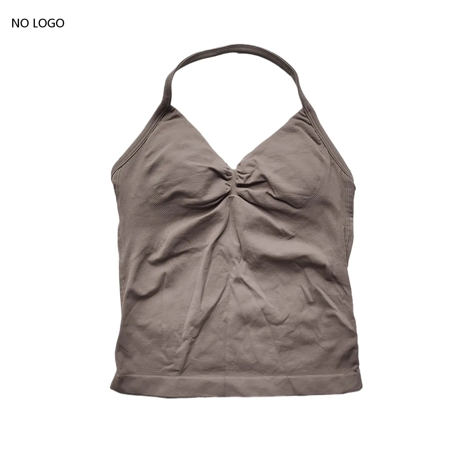 ARFTE Longline Strappy Gym Top Backless Gym Clothes Women Scrunch Built-in Bra With Removable Cups Yoga Tank Tops - IRON GODDESS