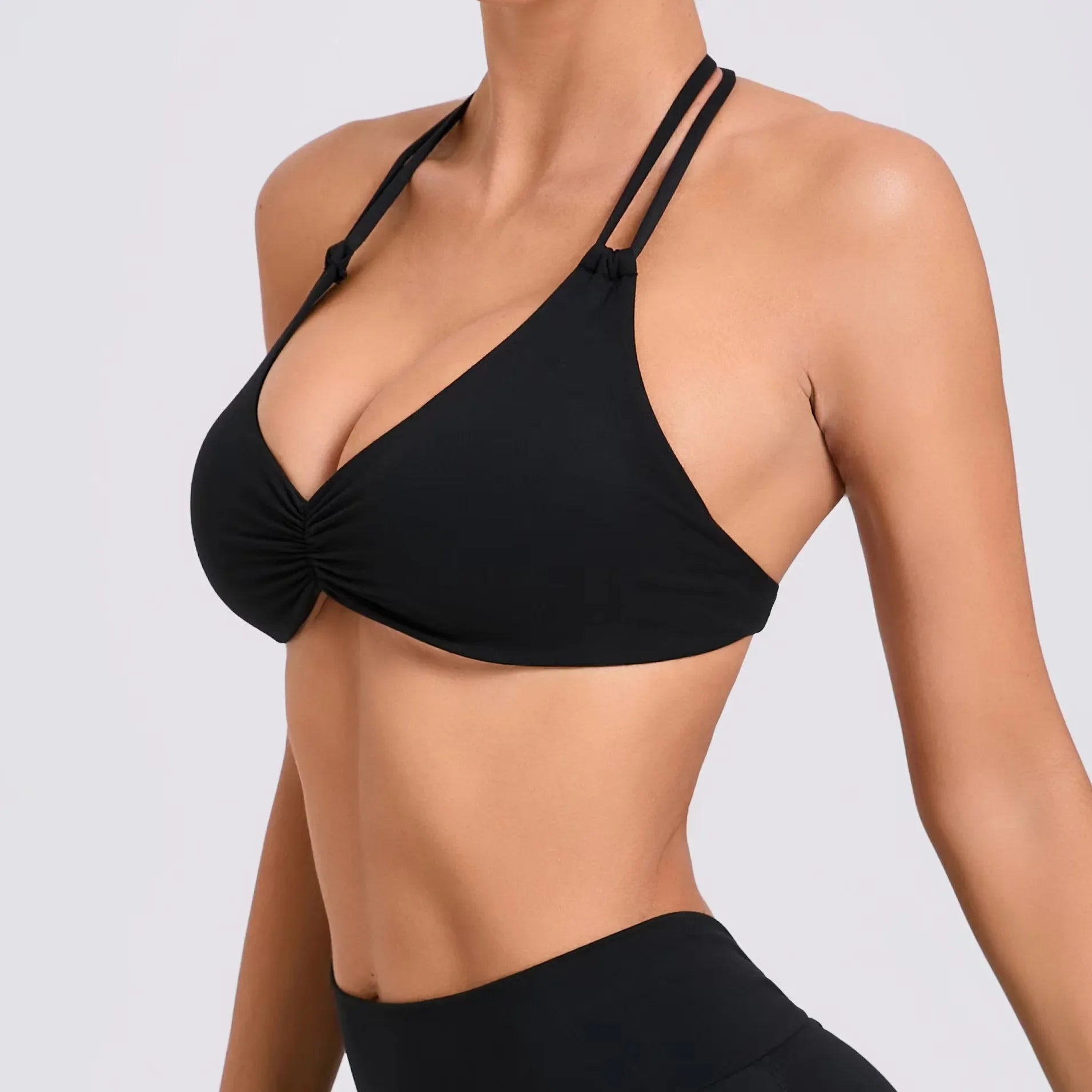 Sport Bra 2025 New Sports Women Yoga Set Clothers GYM Crop Top Home Fitness Workout Underwear Dancing Vest Running Bike Shirt - IRON GODDESS