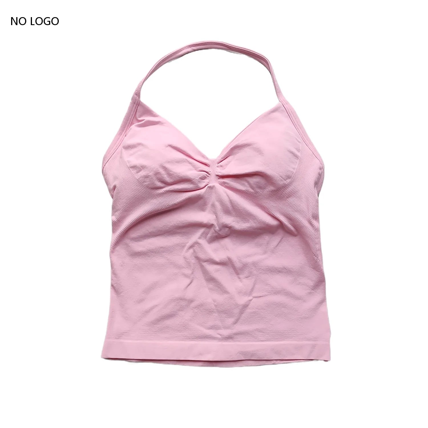 ARFTE Longline Strappy Gym Top Backless Gym Clothes Women Scrunch Built-in Bra With Removable Cups Yoga Tank Tops - IRON GODDESS