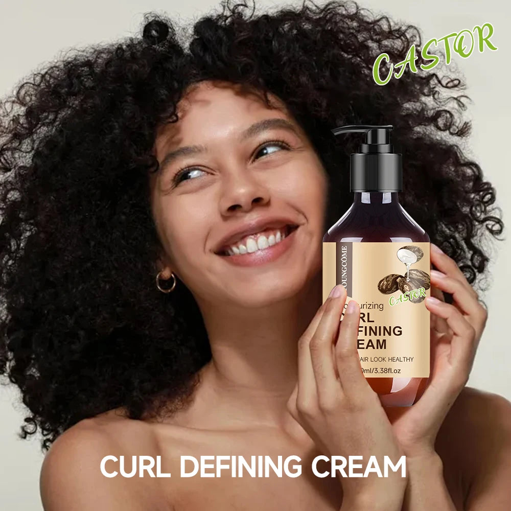 Castor Oil Curl Activator Defined HumidityResistant NonGreasy Coils - IRON GODDESS