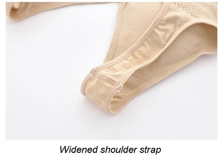 Mesh Hollowed-out Breathable Hole Sports Bra Sweat-absorbent Shockproof Pad Sports Top Gym Running Fitness Sports Top - IRON GODDESS