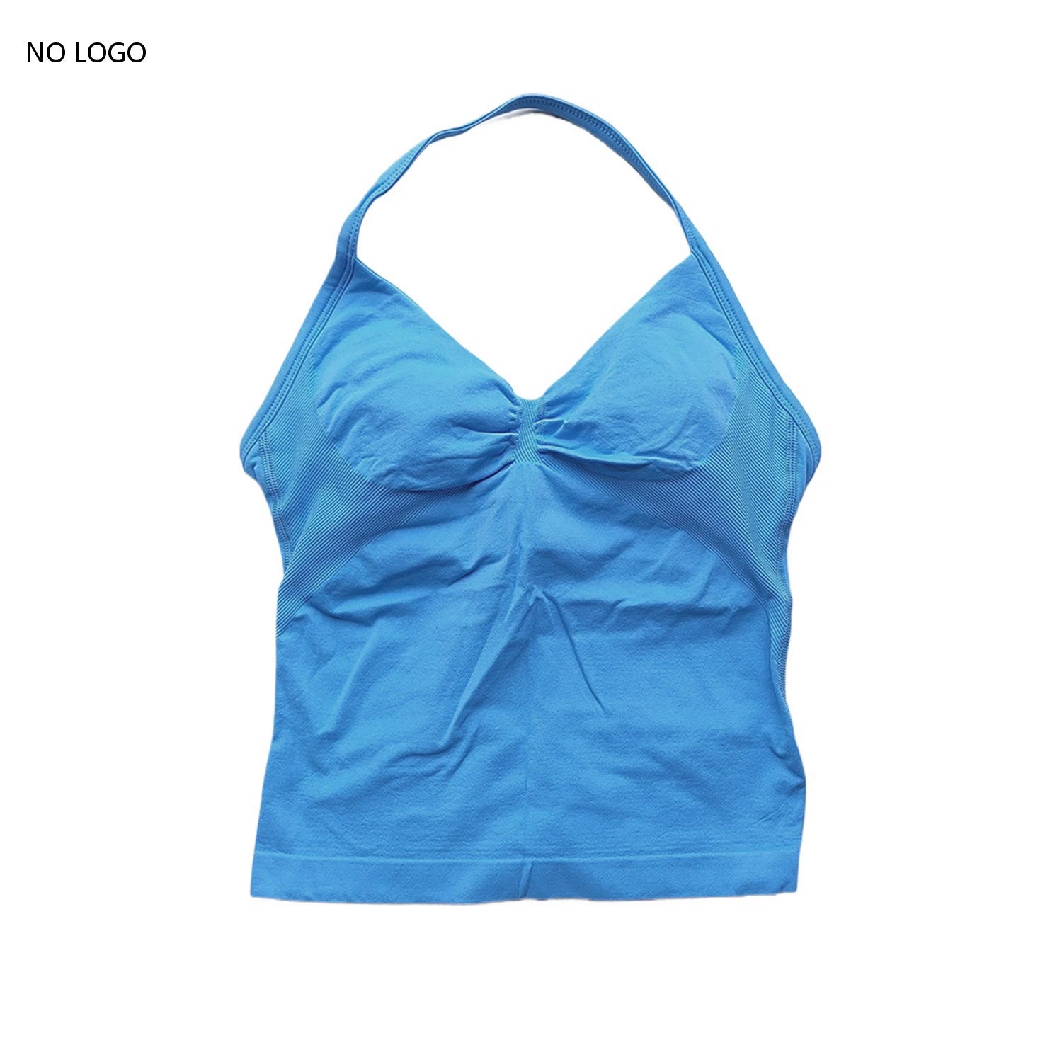 ARFTE Longline Strappy Gym Top Backless Gym Clothes Women Scrunch Built-in Bra With Removable Cups Yoga Tank Tops - IRON GODDESS