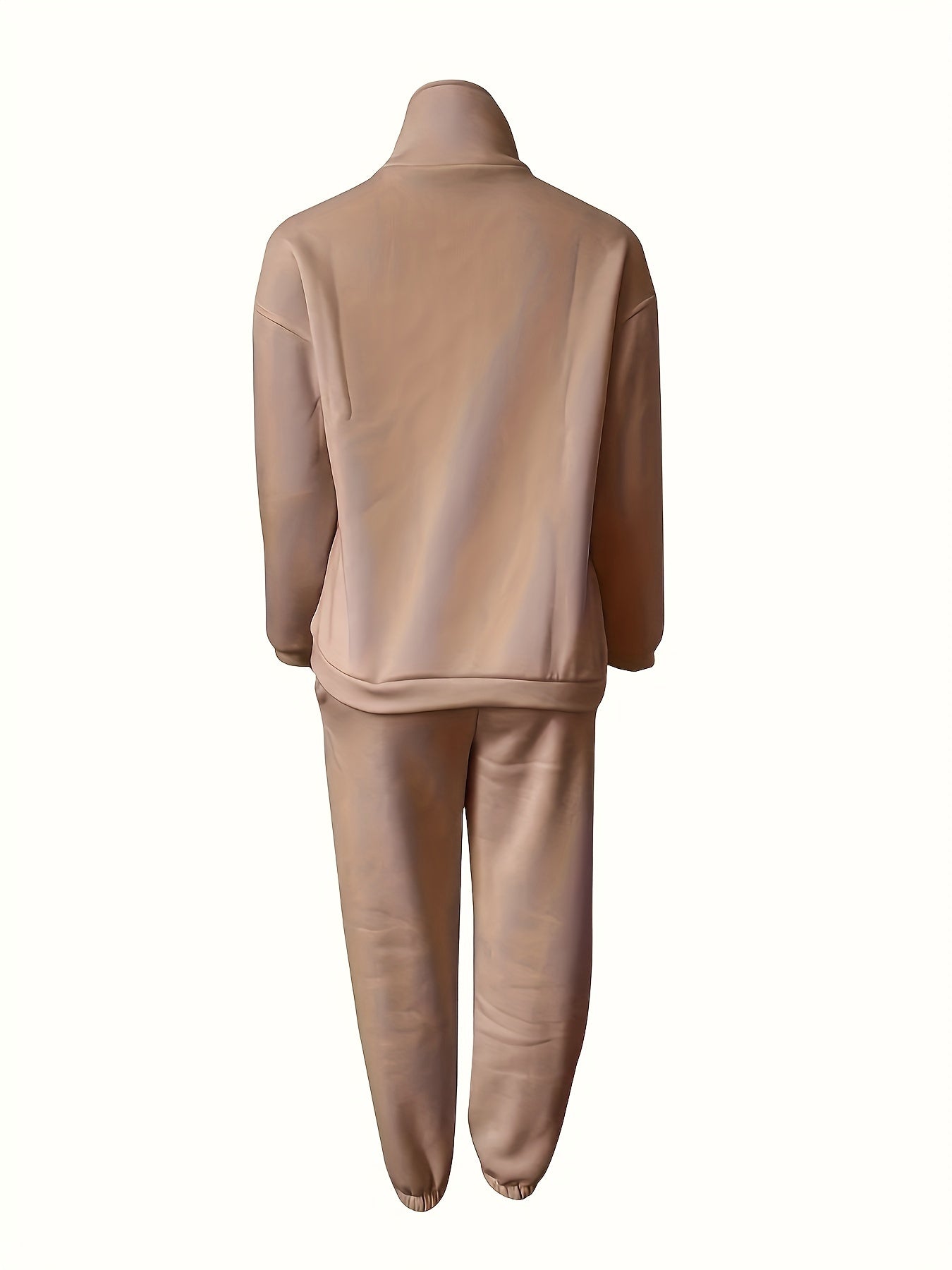 Womens Long Sleeve Zip Sweatshirt  Pants Set - IRON GODDESS