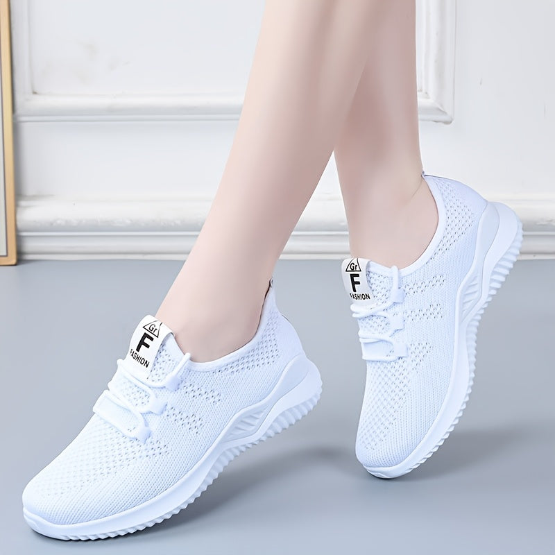 Lightweight Breathable Mesh Womens Sneakers AllSeason Comfort - IRON GODDESS