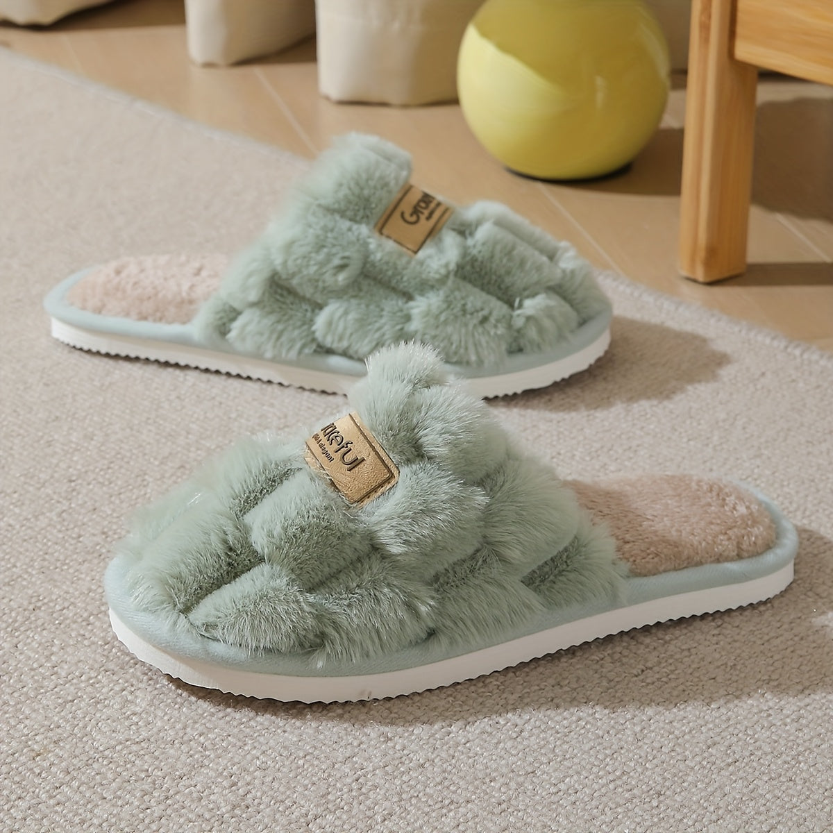 Cozy Plush Womens Slippers Warm NonSlip Comfort - IRON GODDESS