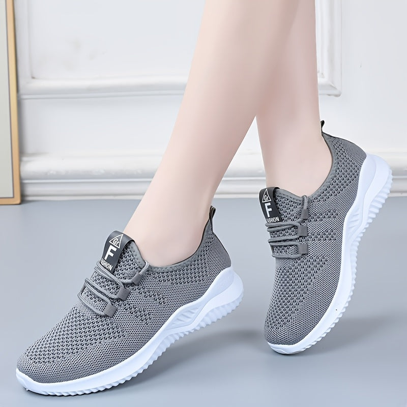 Lightweight Breathable Mesh Womens Sneakers AllSeason Comfort - IRON GODDESS