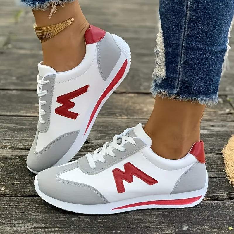 Chic MultiAccent Lightweight Casual Sneakers - IRON GODDESS