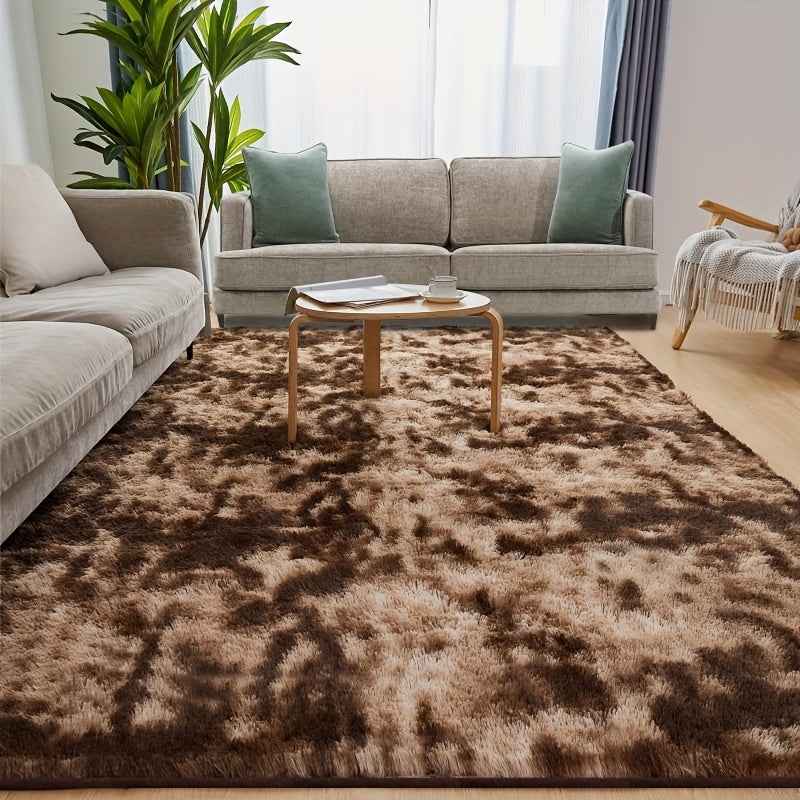 [Floor for Bedside] 1pc Soft Shaggy Plush Area Rugs | Non Slip Fluffy for Living Room Bedroom Nursery, Indoor Decor