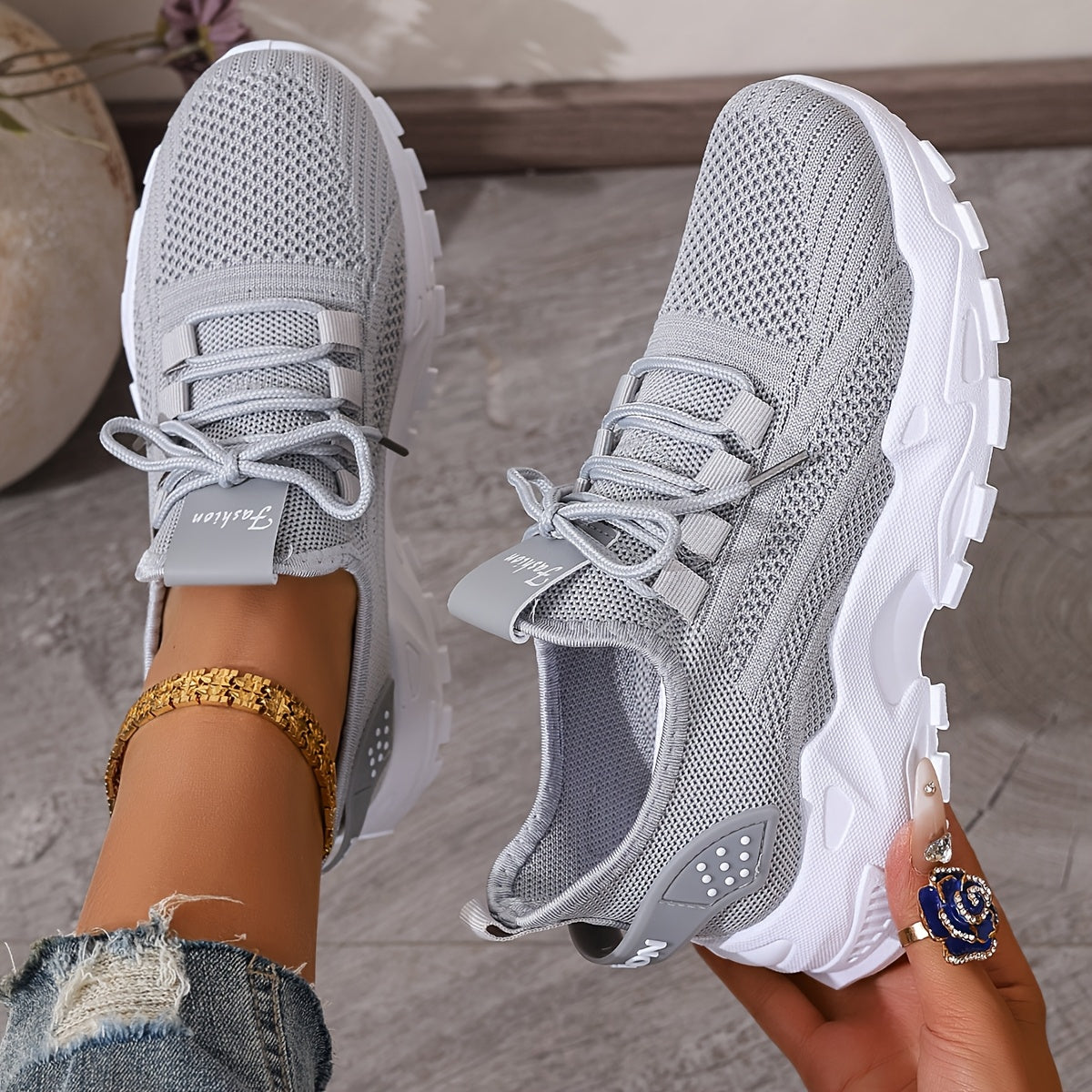Chic Large Ladies Casual Shoes SpringAutumn Travel Style - IRON GODDESS