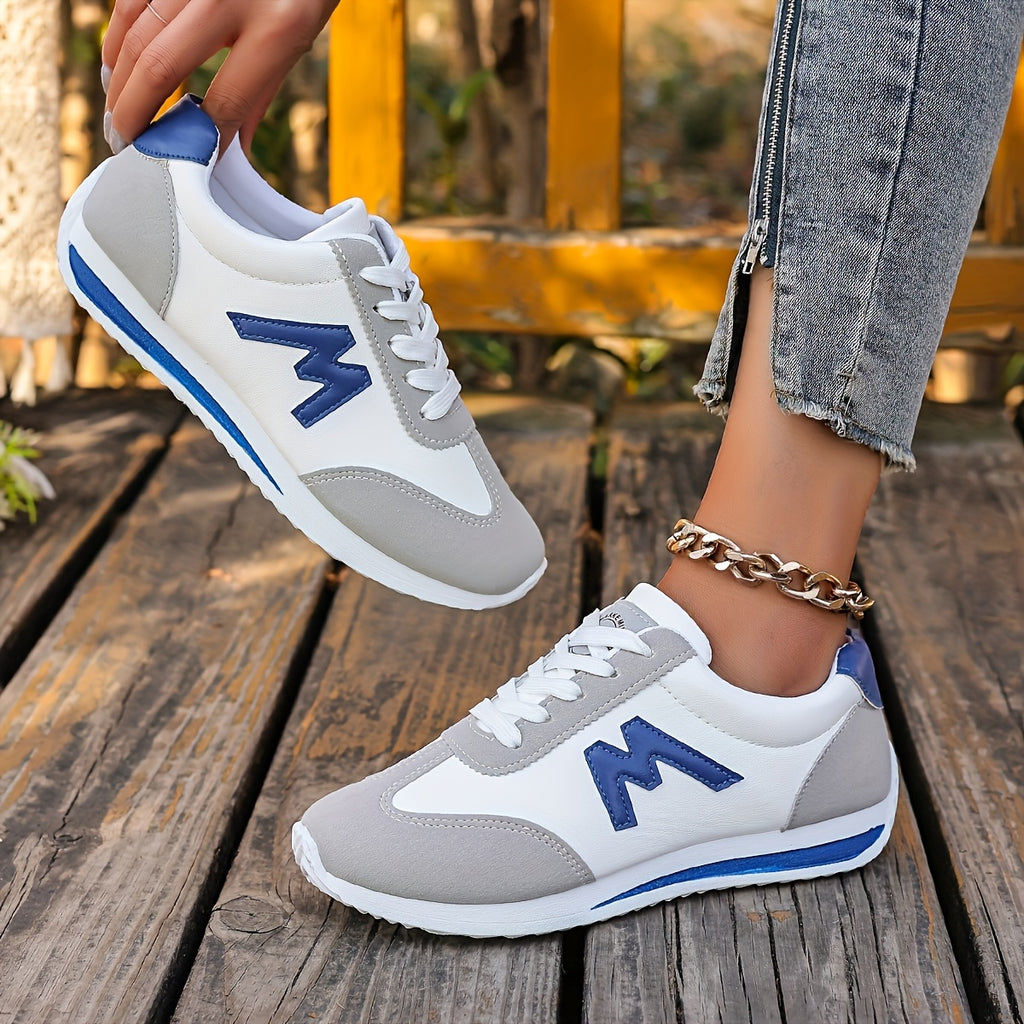 Chic MultiAccent Lightweight Casual Sneakers - IRON GODDESS