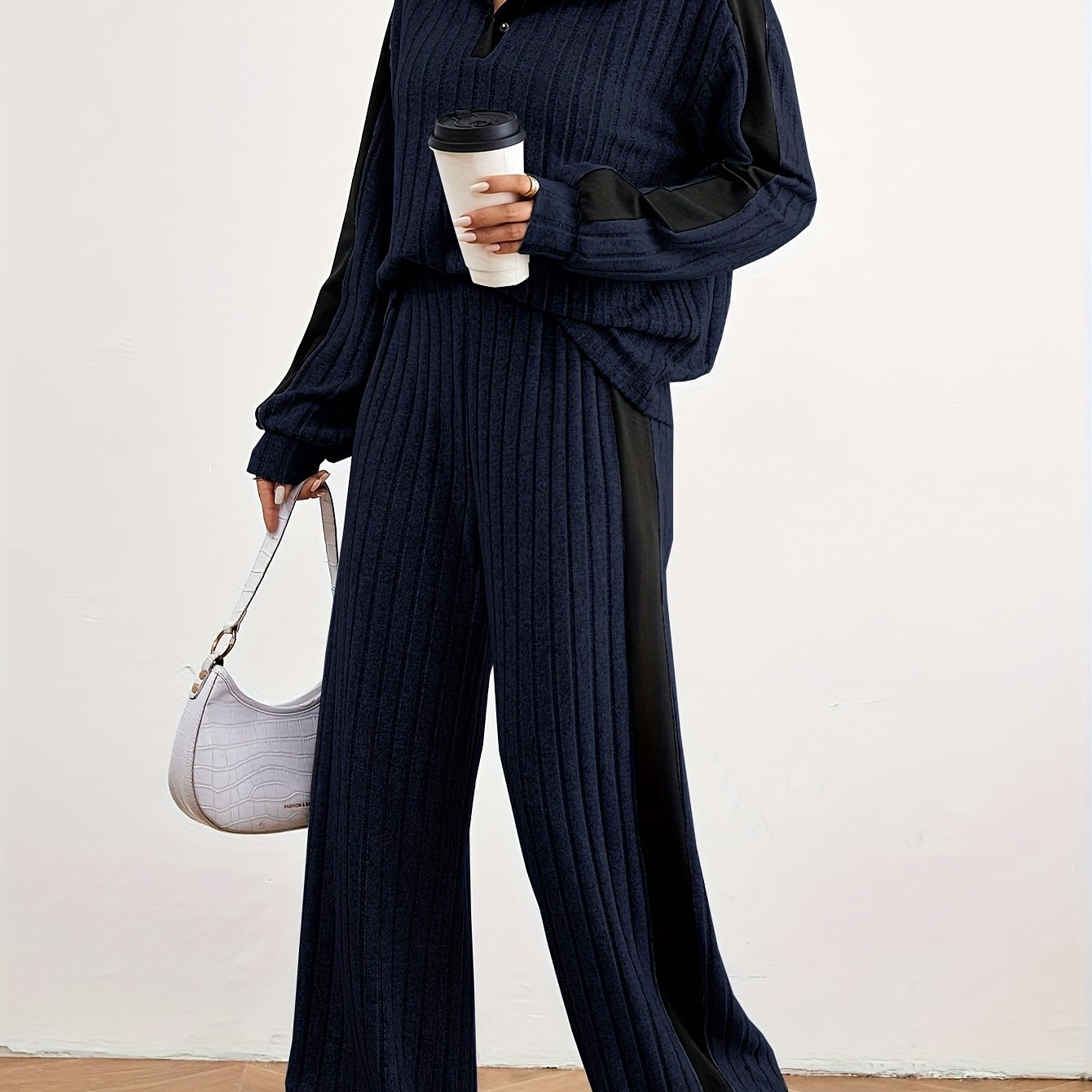 Effortless Chic Womens Casual Loungewear Sweat Set - IRON GODDESS