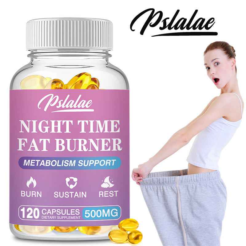 Night Time Fat Burner - Appetite Suppressants - Night-Time Fat Burner for Women & Men - Metabolism Booster Weight Loss Pills Menopausal use, feminine care,Regulate ph balance -120pcs