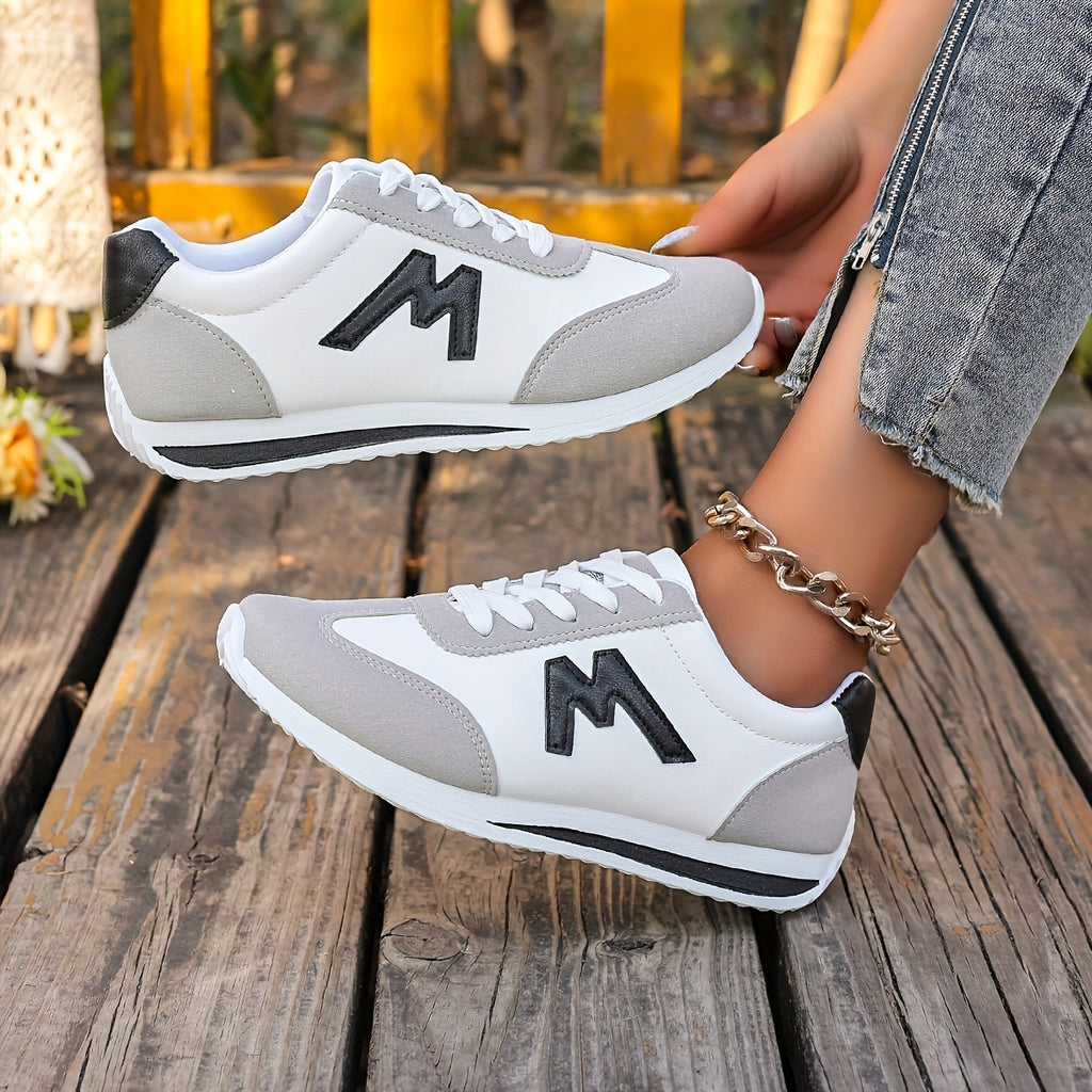 Chic MultiAccent Lightweight Casual Sneakers - IRON GODDESS