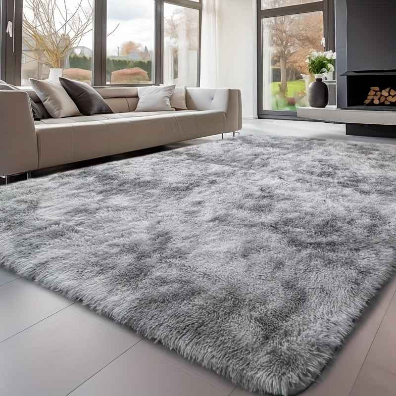 [Floor for Bedside] 1pc Soft Shaggy Plush Area Rugs | Non Slip Fluffy for Living Room Bedroom Nursery, Indoor Decor