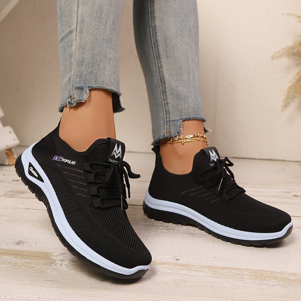 Womens Purple Wide Fit Breathable AllSeason Sneakers - IRON GODDESS