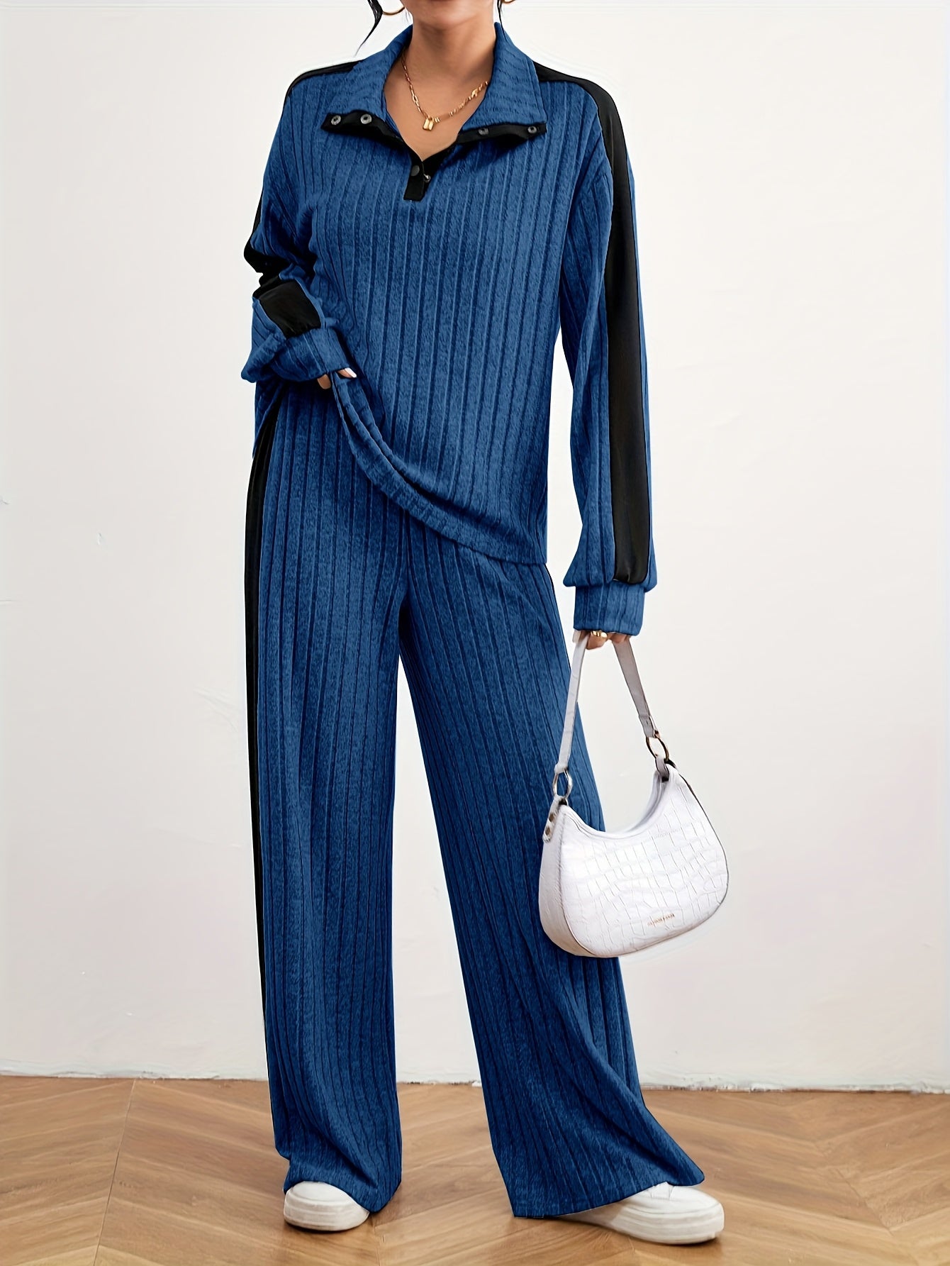 Effortless Chic Womens Casual Loungewear Sweat Set - IRON GODDESS