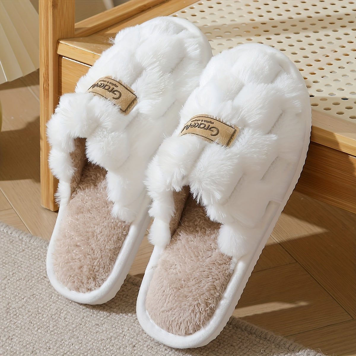 Cozy Plush Womens Slippers Warm NonSlip Comfort - IRON GODDESS
