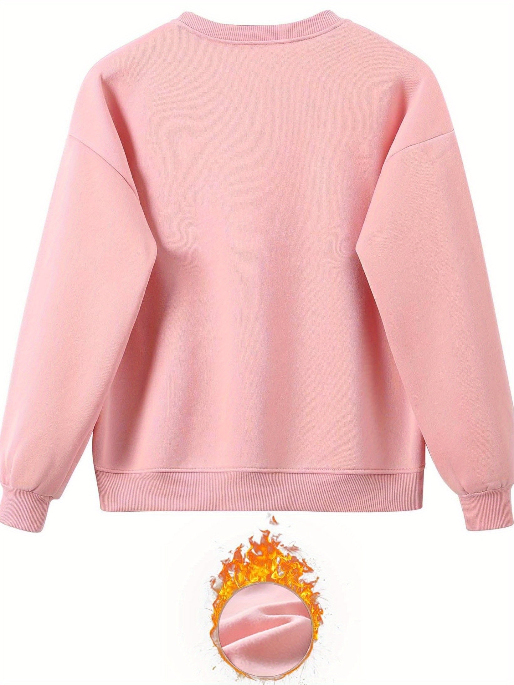 Letter Print TwoPiece Crew Neck Sweatshirt  Pants Set - IRON GODDESS