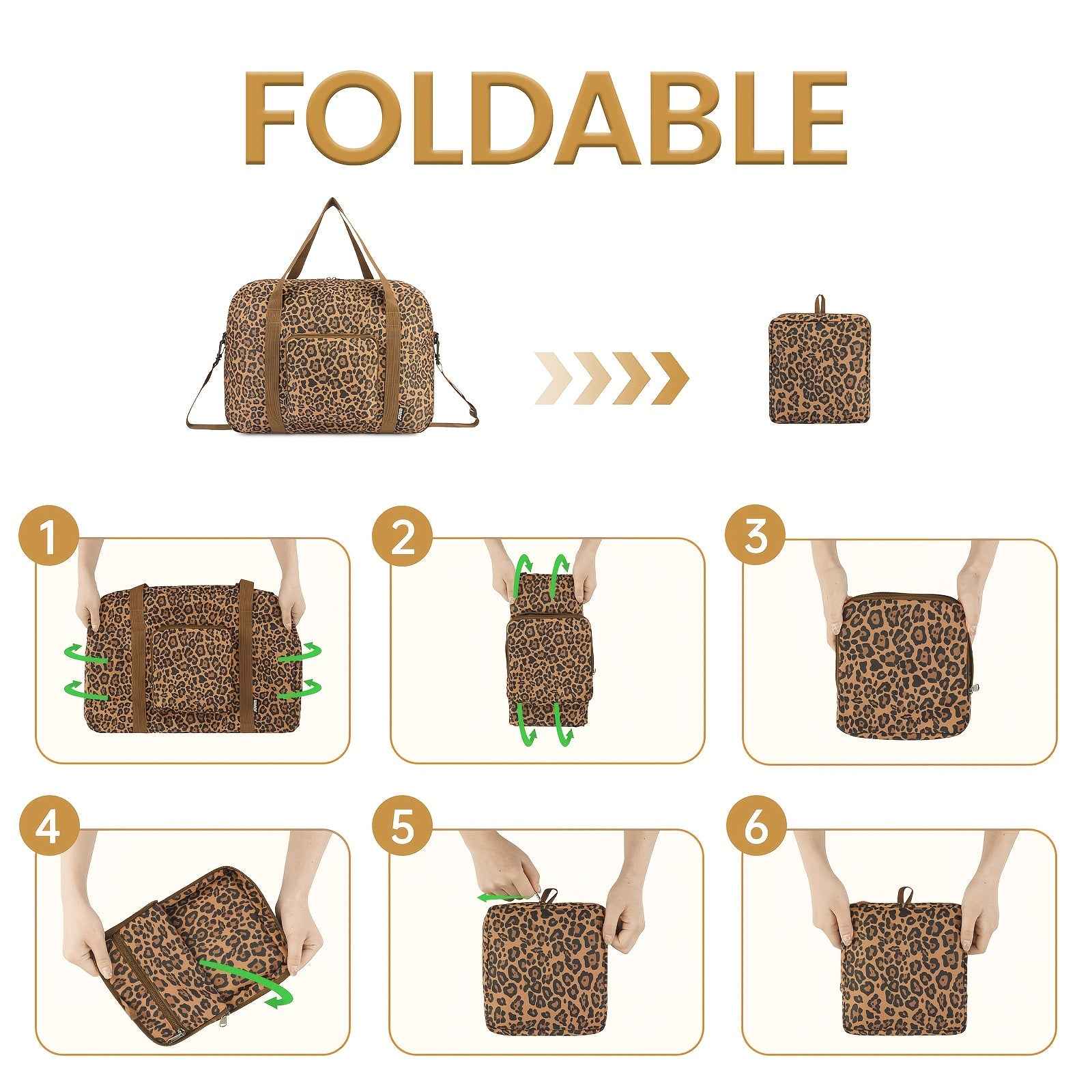 Foldable Travel Duffel Airlines Personal Item Bag Large Capacity with Shoulder Strap And Luggage Sleeve 18x14x8 Carry On Weekender Overnight for Women Men Suitable for Yoga Sport Gym Travel Daily Commuting Christmas Gifts