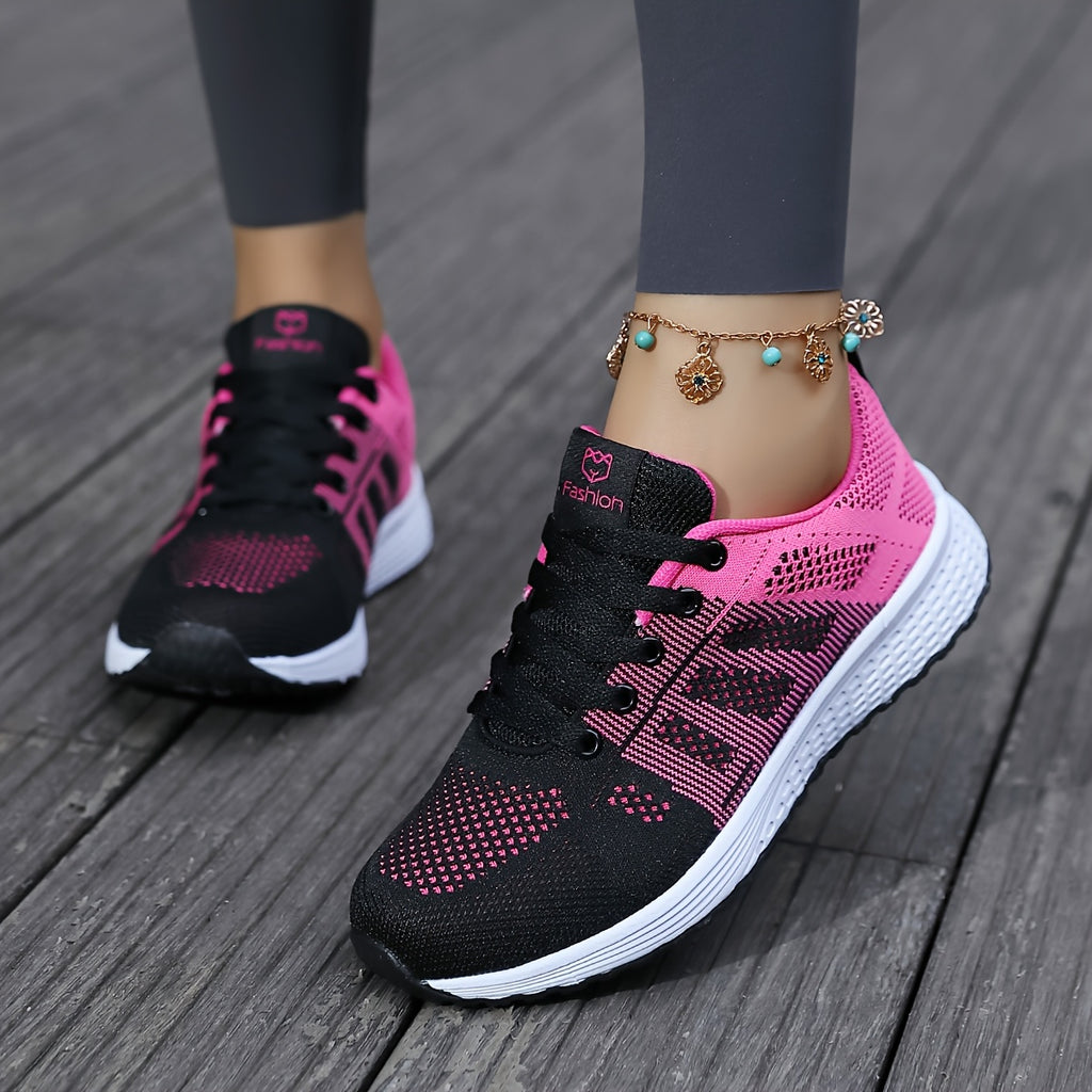 Lightweight Breathable Womens Mesh Casual Sneakers - IRON GODDESS