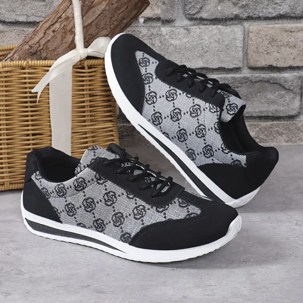 Breathable LowTop LaceUp Fashion Sneakers for Women - IRON GODDESS