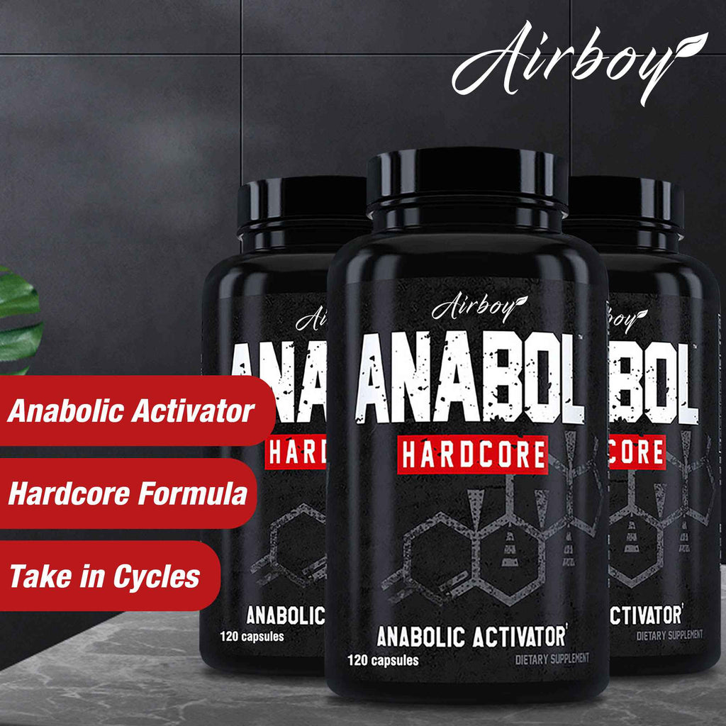 120 Capsules Pre-Workout Strength Training Supplement - Muscle Gainer with Anabolic Activator Formula, Creatine & BCAA for Enhanced Muscle Mass, Endurance & - Gluten-Free, Dairy-Free, Allergen-Free, 2-Year Shelf Life - Gym & Workout Performance Enhancer,