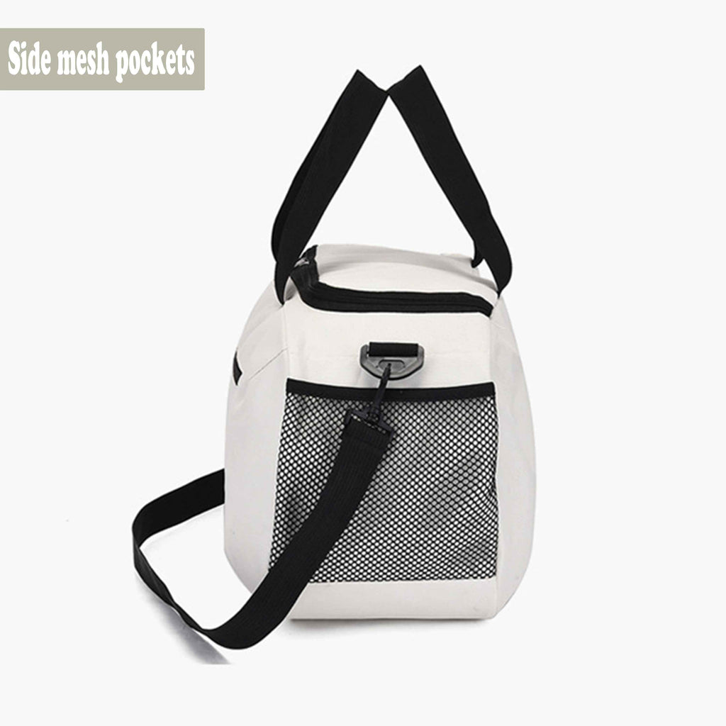 Duffel Bag with MILANO Pattern, Essential Handbag for The Gym, Reinforced Double Handles, Lightweight Oxford Fabric, Suitable for Yoga and Fitness, Machine Washable, Travel Bag, for Teenager