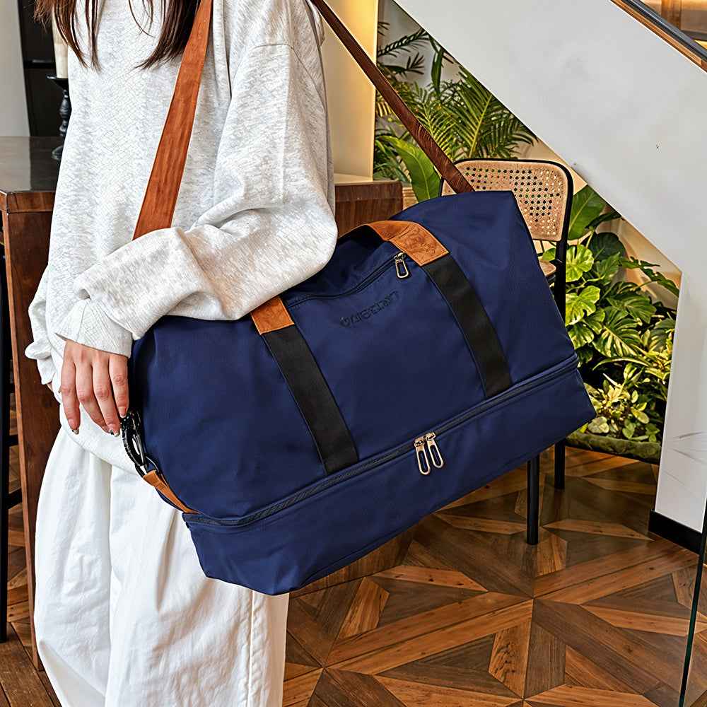 Ladies/Men'S Large Capacity Travel Luggage, Sports Luggage, Gym Handbag, Weekend Shoulder Bag, Overnight Bag, Lightweight Sports Travel with Shoes, Cabin Shoulder Bag, Handbag