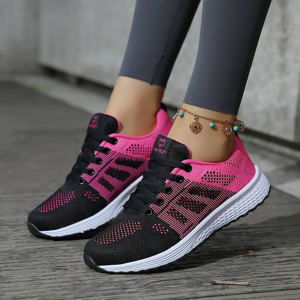 Lightweight Breathable Womens Mesh Casual Sneakers - IRON GODDESS