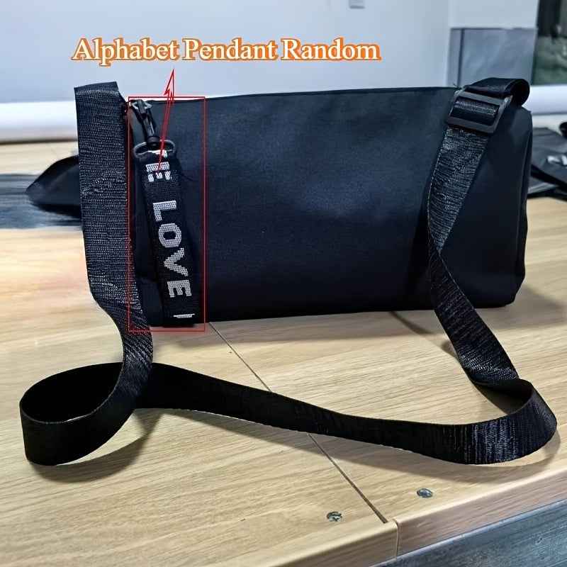 Men'S & Women'S Outdoor Fitness Yoga Bag - Large Capacity Multifunctional Sports Storage with Adjustable Nylon Straps, Durable Polyester for Gym, Training, Travel - Black, Versatile Carryall, Sleek Design, Sturdy Construction