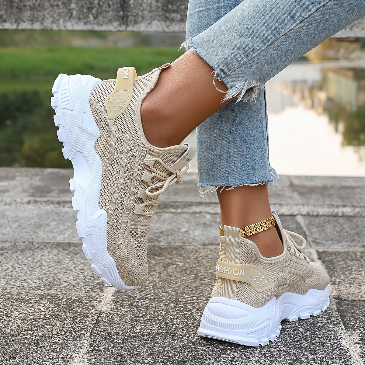 Chic Large Ladies Casual Shoes SpringAutumn Travel Style - IRON GODDESS