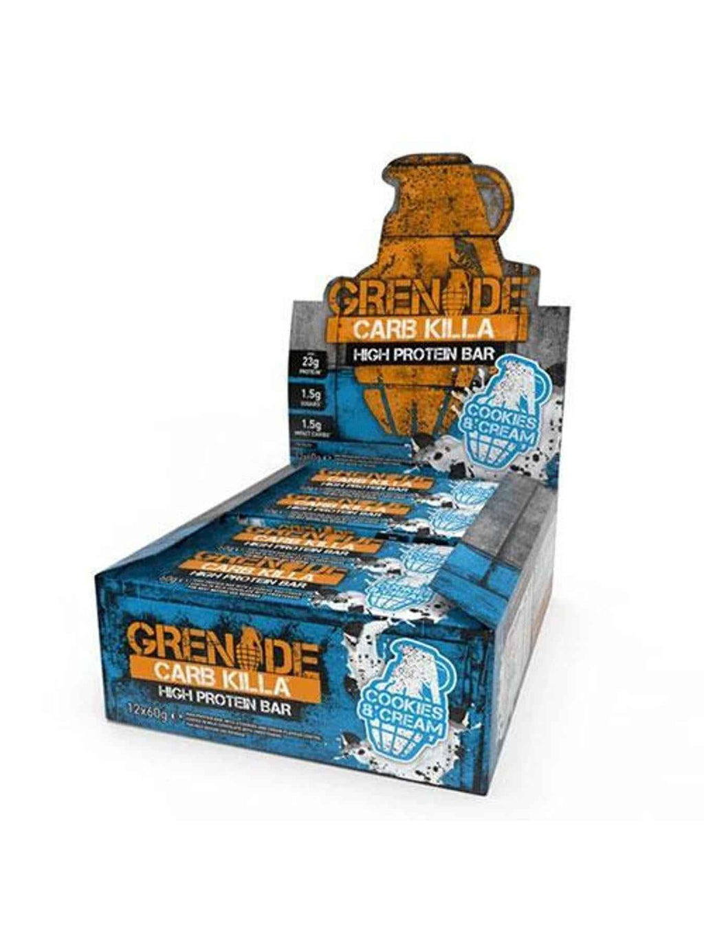 Grenade Carb Killa Low Sugar Bar (12 x 60g Bars) 13 Flavours