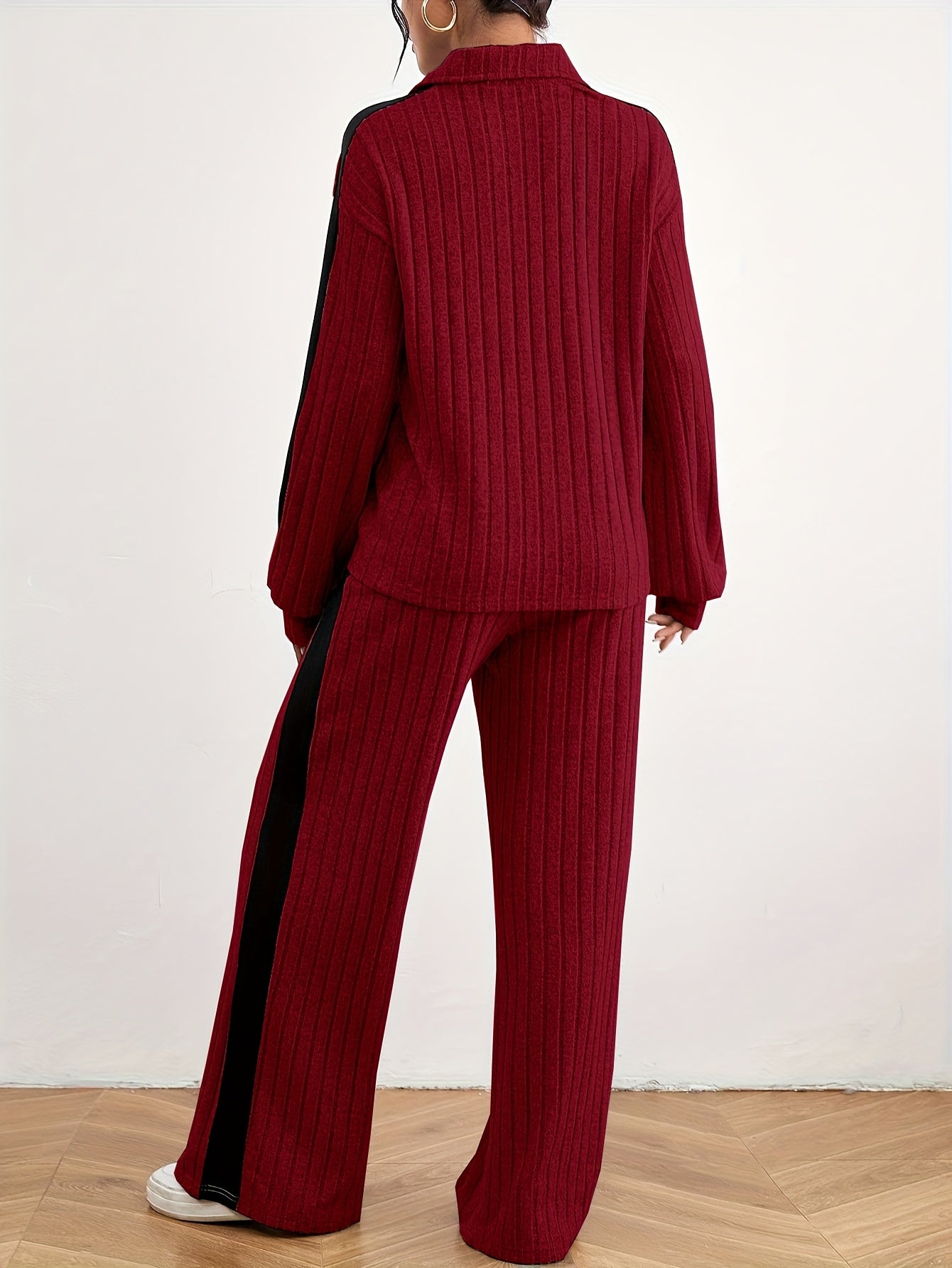 Effortless Chic Womens Casual Loungewear Sweat Set - IRON GODDESS