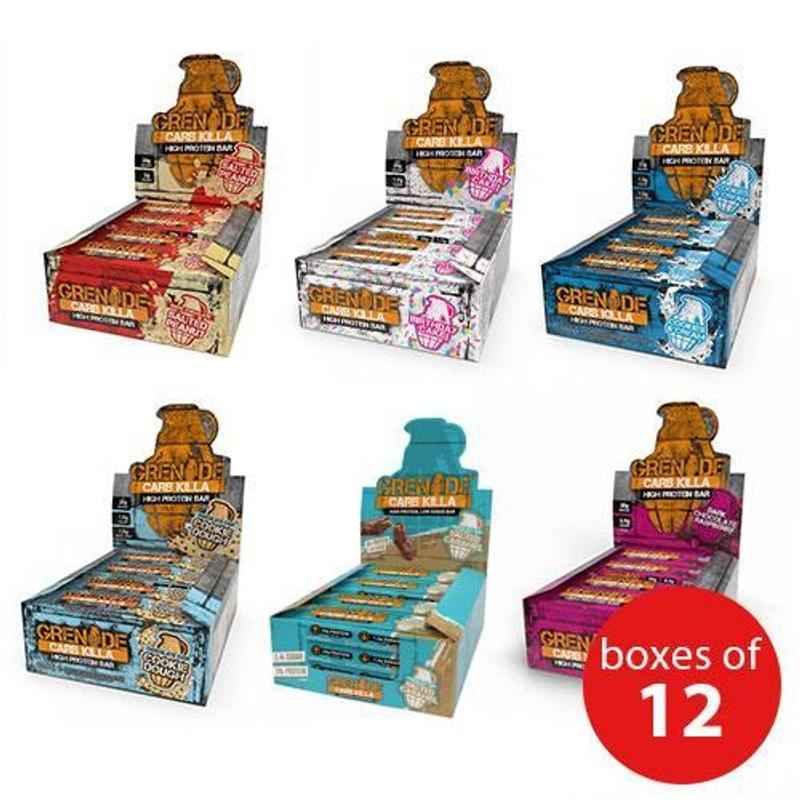 Grenade Carb Killa Low Sugar Bar (12 x 60g Bars) 13 Flavours