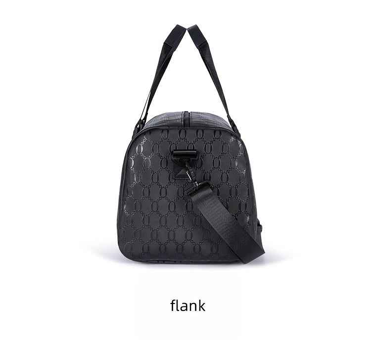 Men'S Large Tote Bag - Stylish Black Synthetic with Adjustable Shoulder Straps, Multiple Compartments & Tassel Detail, Perfect for Gym, Travel, and Everyday Use, Gym Bag, Versatile Carryall, Sleek Design, Durable Construction, Tote Bag Men, Travel Luggage