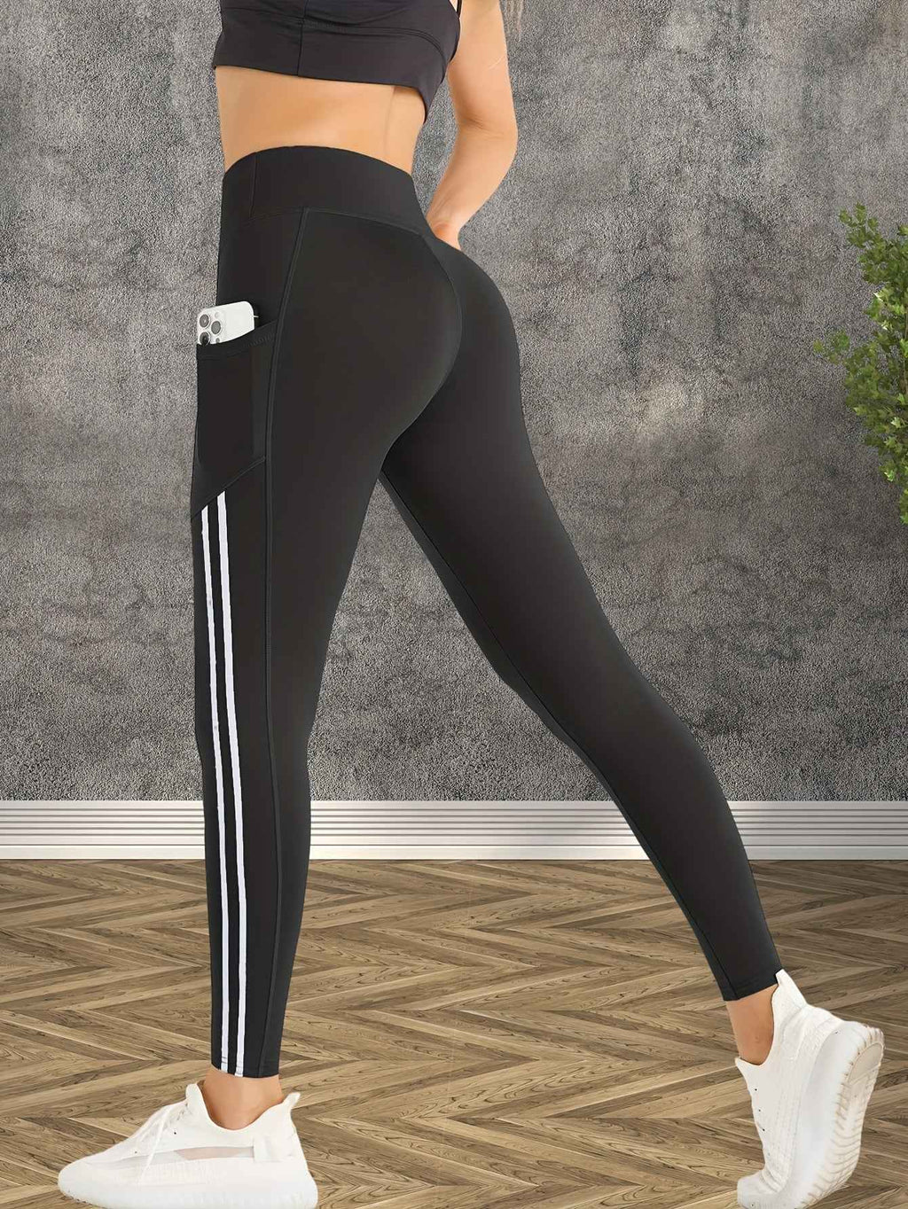 [High-Waisted Yoga Pants] High-Waisted Yoga Pants Women's - Tummy Control Butt Lifting, Non-Slip Grip, Stretchy & Breathable Workout Leggings for Running, Pilates, Yoga | All-Season Fitness Pants in Black (Non-See-Through Fabric) | Activewear Bottoms, Sle